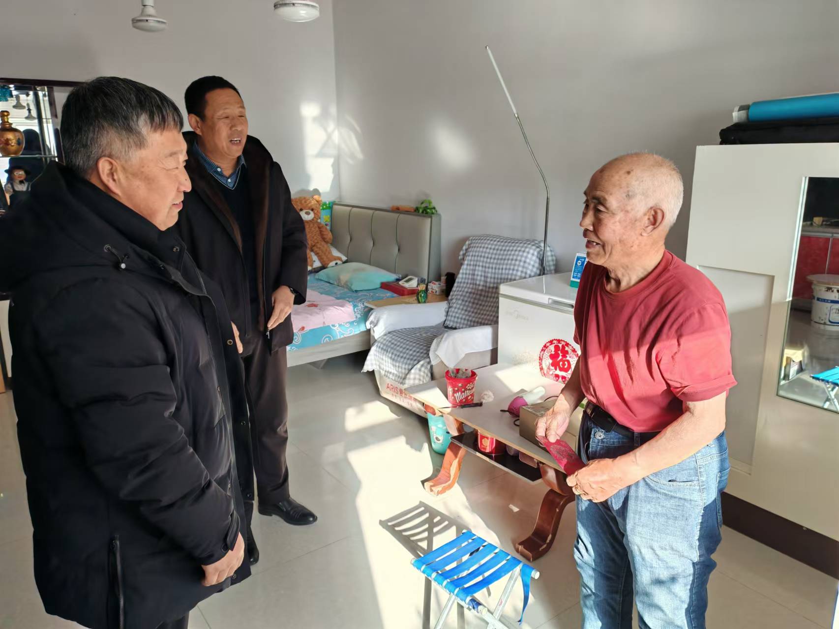 年味漸濃情更濃，額鹽公司開展走訪慰問活動